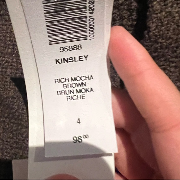 brand new with tags kinsley mocha brown mini skirt - Picture 3 of 7